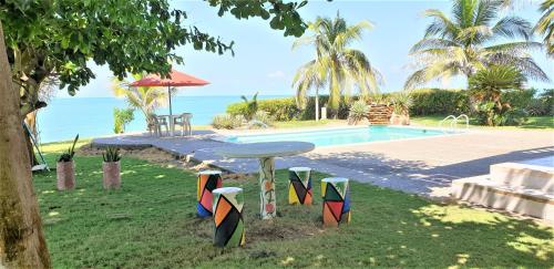 Басейн, Cabaña PEDREGAL (Cabana PEDREGAL) in Puerto Escondido