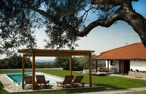  Aegle Private Pool Villa, Posidi in 63077 Kalandra
