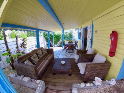 La plage de Petit-Havre in Mare Gaillard