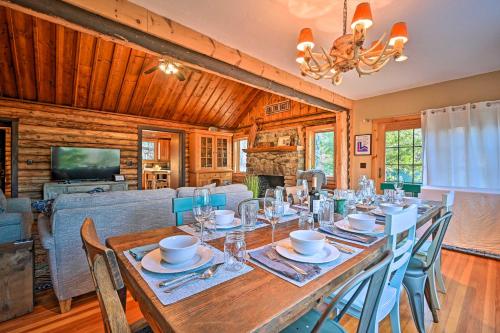 Grand Log Cabin with Hot Tub - 4 Miles to Whiteface! - image 4