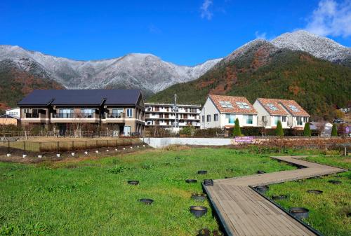 View, Kawaguchiko Urban Resort Villa in Fujikawaguchiko