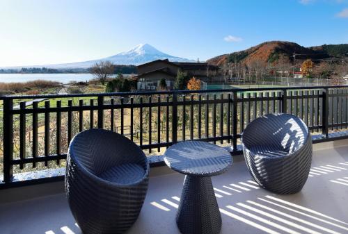 Balcony/terrace, Kawaguchiko Urban Resort Villa in Fujikawaguchiko
