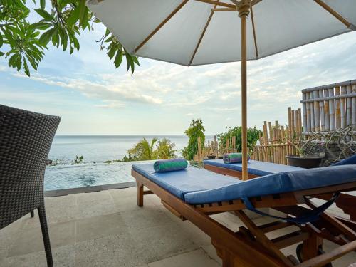 Villa Mimpi Manis infinity pool&180°Ocean view