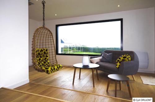 Grand écran sur l'Océan à Trévignon gîte à louer Pont-Aven