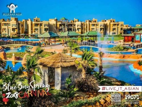Chalet Bluebay Asia El Sokhna Garden Pool View