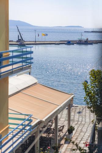 Beach, Villa Porto- Naftilos Residences in Samos Island