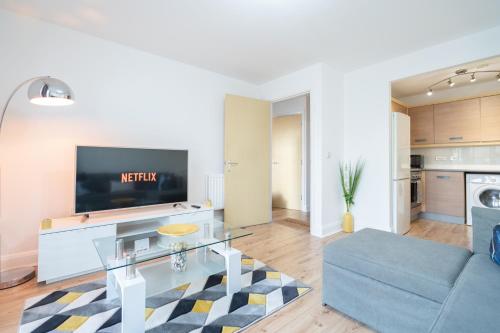 Modern Apartment- Birmingham- Broad Street & Brindley Place- 10 min walk from Bullring, 02 Arena, New Street Station & Grand Central, Birmingham (Foto 7)