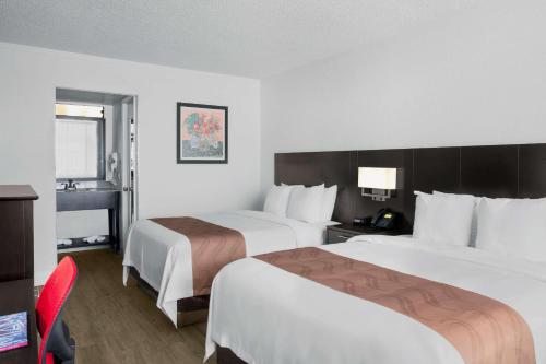 2 queen beds