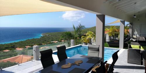 Balcony/terrace, Great View Villa Galant Curacao in Willibrordus