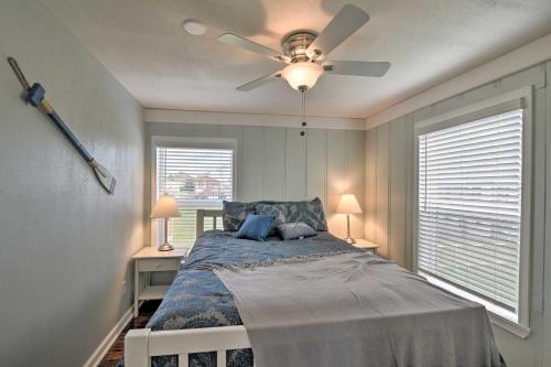 Galveston Getaway with Deck and Yard Walk to Beach
