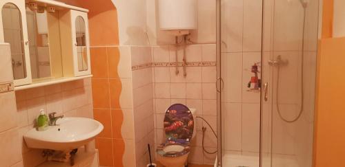 Fürdőszoba, Apartman Náměstí (Apartman Namesti) in Horní Blatná