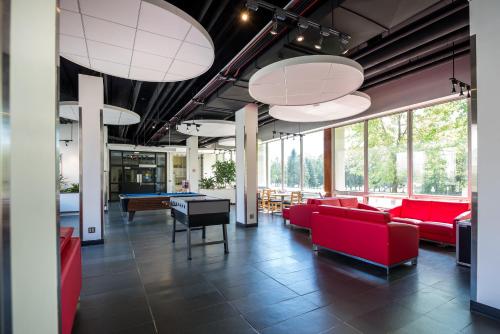Sala de estar / sala de TV, Residences Universite Laval in Quebec City (QC)