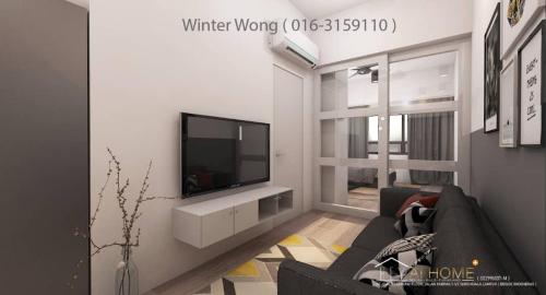 REVO at AURORA PLACE, Pavilion 2, 5 Minutes To AXIATA ARENA BUKIT JALIL FREE WIFI by De Harlequins Guesthouse, Kuala Lumpur (fotografie 9)