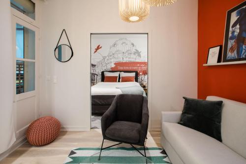 SUITE SARTRE : au cœur de la Rive Gauche, neuf, design, 2/4 personnes