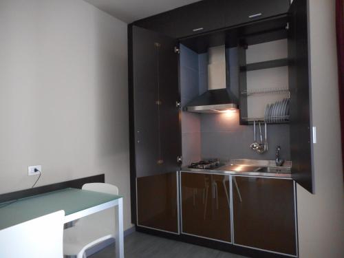 keuken, Residence San Marino in Serravalle