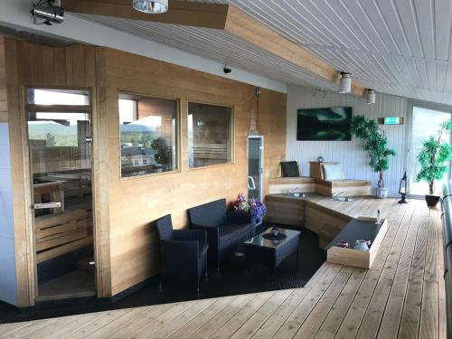 사우나, Hotell Toppen in 스토루만