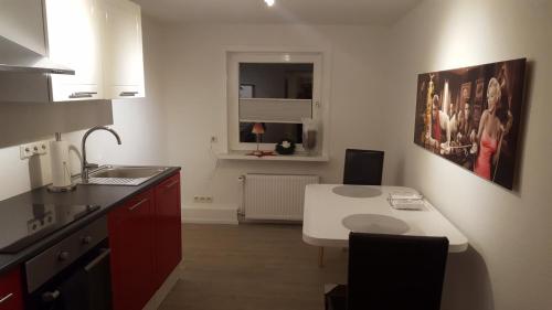 廚房, Ferienwohnung Haus Zeier in 哈恩克利博克斯維斯