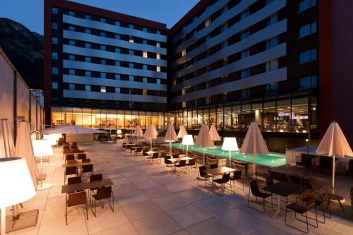 陽台/露台, 盧加諾諾富特酒店 (Novotel Lugano Paradiso Hotel) in 盧加諾