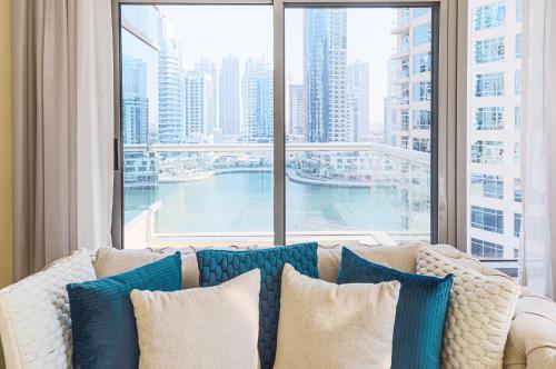Nasma Luxury Stays - Pastel-Colored Apt With Jaw-Dropping Marina Views, Dubaï (photo 9)