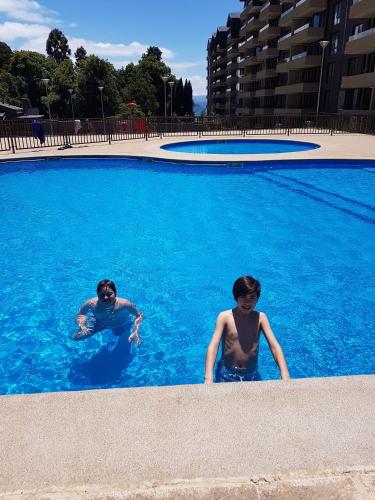 Depto primera línea de playa para 5 personas (Depto primera linea de playa para 5 personas) in Villarrica