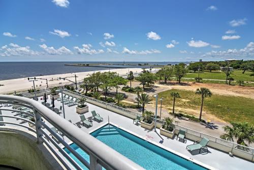 Beachside Biloxi Club Condo Balcony with Ocean View! - image 8