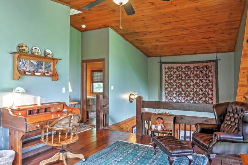 Secluded Morganton Cabin with Wooded Views and Hot Tub - image 7