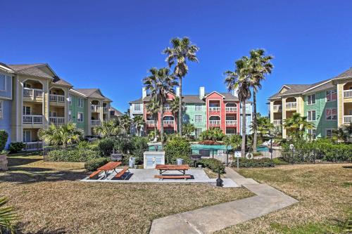 . Colorful Galveston Retreat Steps from Beach and Pool