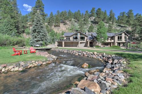 Stunning Evergreen Mountain Home on Private Stream in Evergreen (CO)