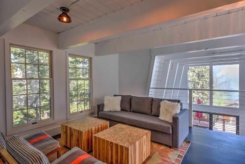 A-Frame Home in Tahoe City with Large Deck and Grill!