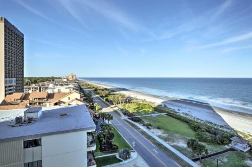 Myrtle Beach Condo with Pool Access Steps to Ocean!