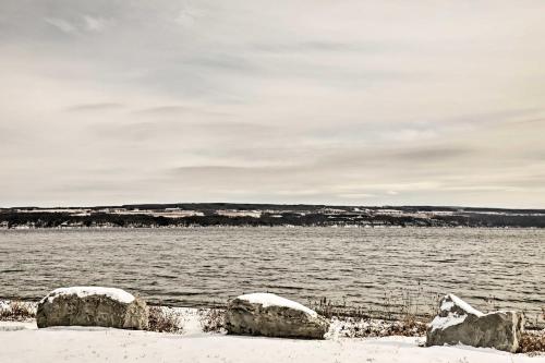 Finger Lakes Retreat with Sunroom, Fire Pit and BBQ!