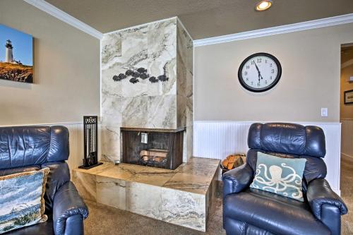 Beachfront Condo with Patio and Views - Walk to Shore!, Lincoln City (foto 10)