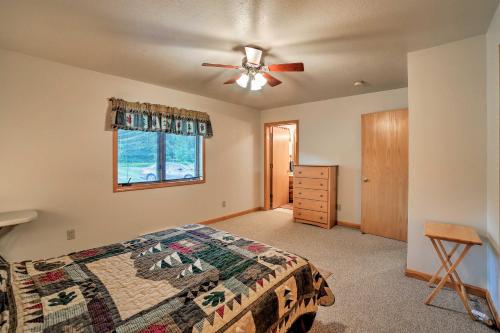 Rapid River Log Cabin with Loft on 160 Scenic Acres in Gladstone, USA