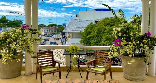 Erkély/terasz, suites Casa Blanca in Obrera