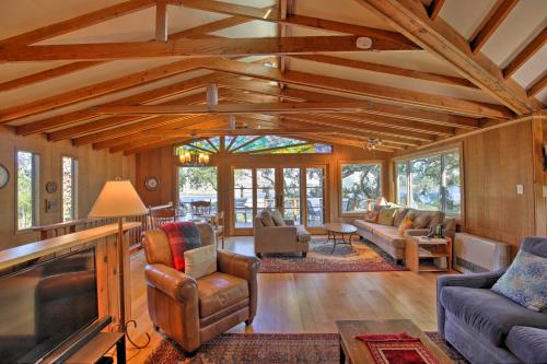 Hillside Home with Deck and Views of Tomales Bay! - Inverness