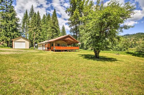 Private 2-Acre Retreat with MTN Views, Walk to River in St Maries (ID)