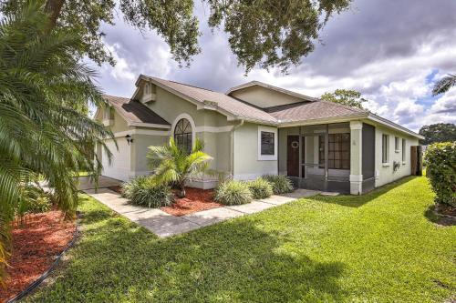 . Lakefront Brandon Home with Patio and Screened Lanai!