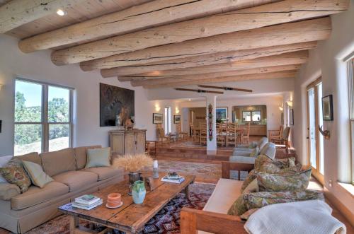 Custom Taos Home on 11 Acres with Outdoor Fire Pit! - image 2