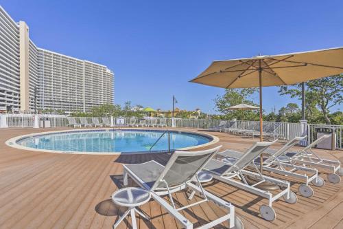 Modern Oceanfront PCB Resort Condo with Balcony View