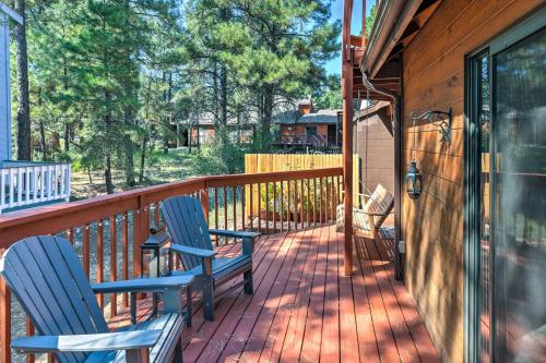 Wooded Retreat with Deck 4 Mi to Downtown Flagstaff