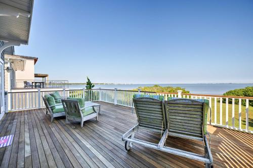 Luxe Waterfront East Quogue Home with Beach On-Site! in East Quogue, USA