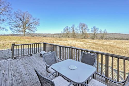 Secluded Everton Retreat with Ozark Mountain Views!