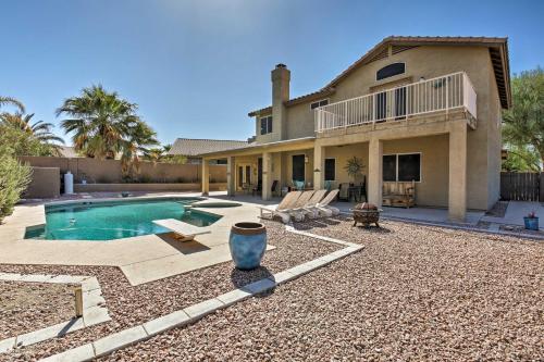 Goodyear Home with Heated Pool and Spa, Close to Golf!