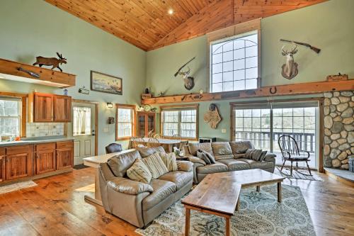 Spacious Wolcott Lake Cottage with Wraparound Deck! - image 3