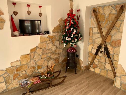 Koplietošanas atpūtas telpa ar TV, La casa di Rosy in Enego
