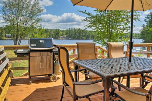 Lakefront Wakefield Cottage with Deck and Water Views!