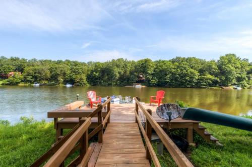 Quiet Lakefront Cottage with Dock and Resort Access!