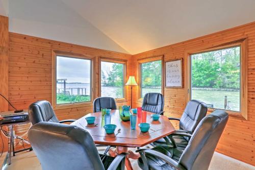 Waterfront Indian Lake House Deck and Private Dock!