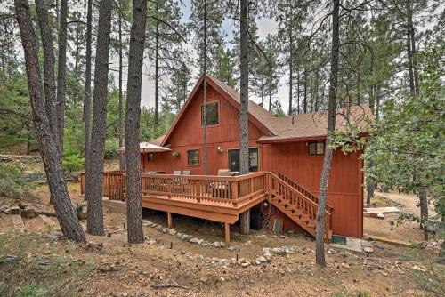 Prescott Cabin with Beautiful Forest Views and Deck! - image 12