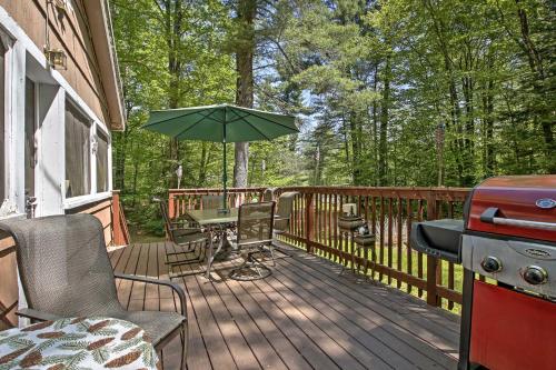Pet-Friendly Cabin w/ Fire Pit, BBQ & Great Deck!
